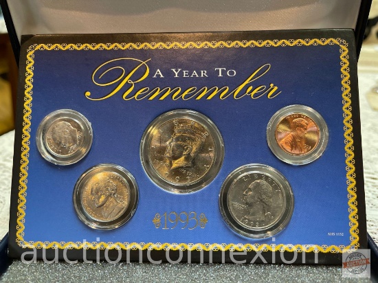 Coins - 1993 Coin set, 5 coins