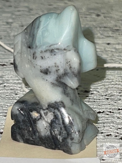 Jade Figure - Dolphin, 2 1/8"h