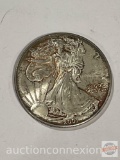 Coins - Walking Liberty Silver Dollar, 1 oz. fine silver, 2001