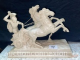 Classic Figure Sculpture, A. Santini made in Italy, 11.5