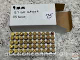 Ammo - 9mm 5.7 grade unique 115 grain, 50ct box