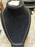 Jewelry - 14k gold necklace, 5 grams, diamond cut, 11