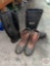 Work boots - Steel toe rubber boots sz 11 and Weather boots w/steel shank sz 11