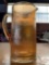Glassware - Vintage depression glass water pitcher, orange peel