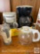 Kitchen - Coffee makers and grinder - Mr. Coffee 12 cup, extra carafe & Philips Cafe' cino and Black
