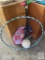 Toys - Hula hoop, Wilson volleyball, pogo stick, umbrella, Truth or Dare board