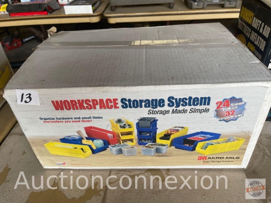 Storage System - 24pc Workspace container storage system new in box
