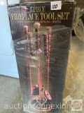 5pc. Fireplace Tool set in box by North American Outdoors
