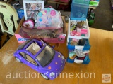 Barbie - Accessories, car, magnets, paper dolls, stencils