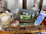 Vanity items - Bath soaps, Lotion kits, creams, ice bag etc.
