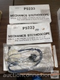 Automotive - 3 mechanics stethoscopes in orig. boxes