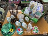 Holiday Decor - Easter - Decorative eggs, baskets, window stickers