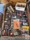Automotive - Boxed and packaged spark plugs, mostly Bosch and Autolite
