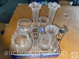 Glassware - Vases, bud vases, rose bowl vases and small vases