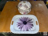 Kitchen ware - Large Isaac Mizrahi porcelain serving tray 18