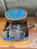 Automotive - 2 vintage - Erson Air Breather and 4 Barrel Holley Carburetor