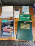 Automotive - Repair manuals, Chilton's Chrysler 1984-85 Caravan, 1962 Motor's Truck Repair Manual