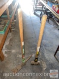 Tools - 2 - True Temper Landscaping Maddocks pick and Ludell 8lb Sledge hammer w/hardwood handle