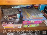 Puzzels - Furby, Harry Potter, US map, 3 puzzle balls, World Atlas, cats, bears, M&M's, Pirates of
