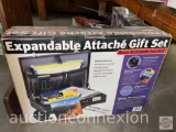 Business case - New in box Expandable Attache' gift set w/ accessories