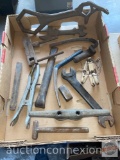 Vintage - Tools - Hooks, body work tools, punch valve spring tool, clamps, etc.