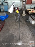Floor Lamp - Sorbetine Atelio Incandescent bendable floor lamp, Silver color