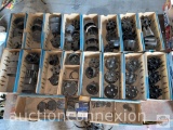 Automotive - new old stock distributor caps 50+ various sizes, misc. point etc.