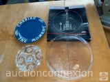 Dish ware - 3 - Gia Designer Italian platter or Chicago, Heavy 1999 House of Lloyd special plate &