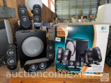 Electronics - Logitech X-530 Surround Sound speakers, orig. box
