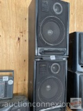 Electronics - 2 Yorx speakers, Grandeur dynamic sound speaker system/bass reflex