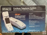 Electronics - Kraco cordless telephone system, old stock new in box