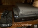 Electronics - Apex DVD/CD/Mp3 video player & Signature 2000 4-head VHS player & Kinyo tape rewinder