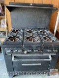 Garland Cast Iron cook top/oven 6 burner, 54