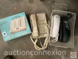 Electronics - Telephones - Radio Shack Duofone automatic telephone memory dialer in box & 3 vintage