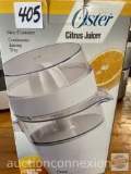 Kitchen - Oster Citrus Juicer, 14oz container, new in box
