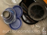 Kitchen - Plastic and Melamine ware, trays, plates, bowls etc.