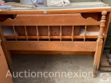 Furniture - Full size bed headboard, hollywood frame, lg. deep full size headboard cabinet