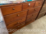 Furniture - 9 drawer wooden dresser