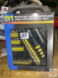 Ratchet Screwdriver - 51 pc set ratchet screwdriver & accessory set