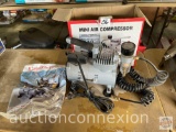 Mini Air compressor - Central Pneumatic, 110v 1/8hp in orig. box