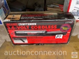 Cordless screwdriver - Craftsman 3.6 Volt cordless, dual position handle, 2 speeds