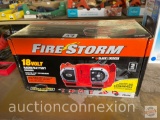 Radio/Battery Charger - Black & Decker Fire Storm 18v in box