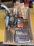 Engraver, sharpener, misc. packaged and unpackaged bits