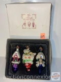 Christmas - Glass hand blown Ornaments, 2003 Home Shopping 3 - 6