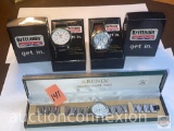 3 Wristwatches - New in boxes, 2 Brittania, 1 Arenix magnetic Health watch