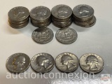 Currency - Coins - 38 Washington quarters, (32-1965, 4-1966)