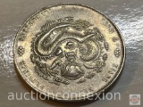 Currency - Coin - Silver, China Kiang-Nan Province 7 Mace and 2 Candareens