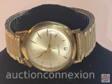 Wristwatch - Bulova 14k original 214 Accutron, pat. 06764, waterproof, Speidel band