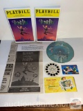 Ephemera - Peter Pan - Disney map, Fantasyland record, Viewmaster reel, telephone card, 2 - San Fran