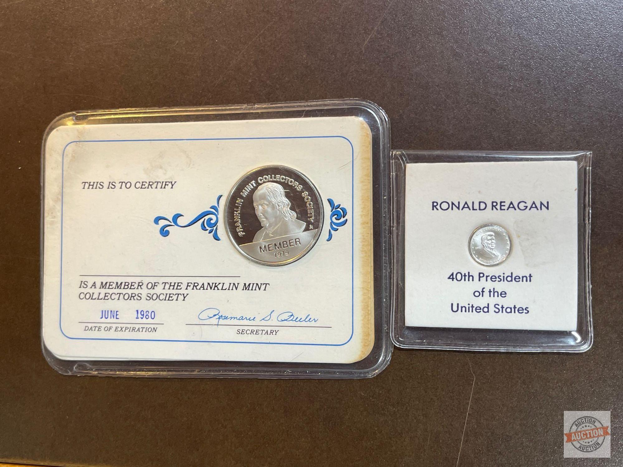 Coins - 2 - Ronald Reagan 40th Pres. of the US | Proxibid